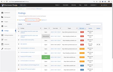 Pentest Tools - Online Pentesting Tool Suite