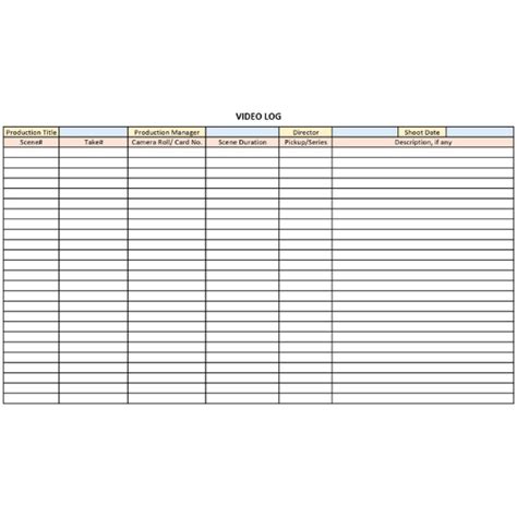 Image result for Photo Log Example