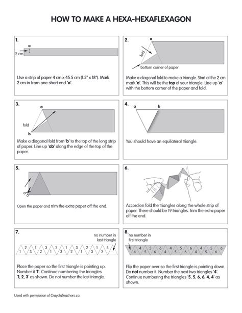 How to Make Hexaflexagon に対する画像結果