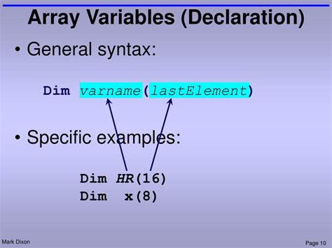 Image result for How to Declare a Variable Using Array