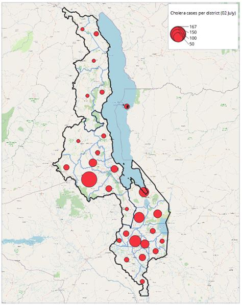 Toradh íomhá ar Proportional Symbol Map QGIS