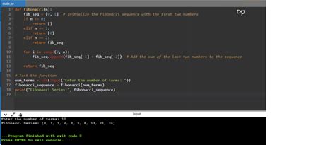 Fibonacci Sequence Using Recursion in Python に対する画像結果