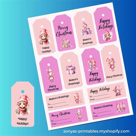 Image result for Elf Gift Tags Free Printable