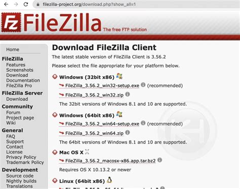 Image result for FileZilla FTP Server Download