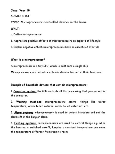 Image result for Microprocessor Controlled Devices Examples