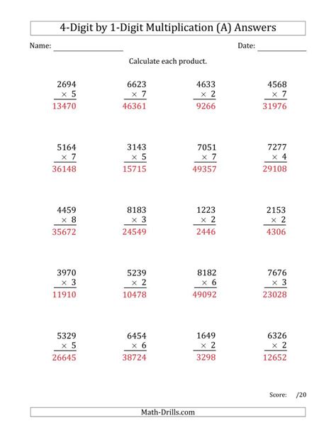 Image result for 2-Digit X 2 Digit Multiplication Worksheets