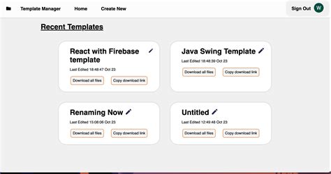 Image result for Template Manager Account HTML