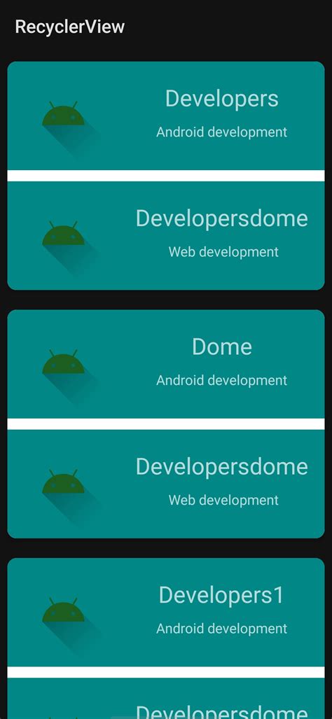 CardView Android に対する画像結果