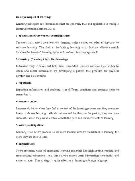 Toradh íomhá ar Science of Learning Principles