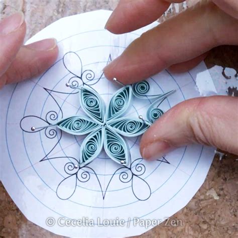 Image result for Quilling Snowflake Patterns
