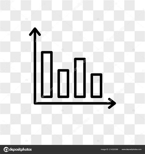 Bar Graph vector icon isolated on transparent background, Bar Graph ...