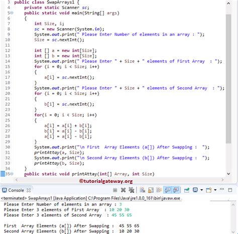 Toradh íomhá ar How to Swap Variable Storage in Java