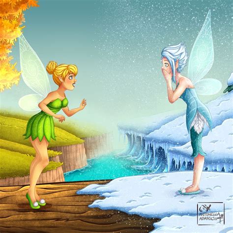 Tinkerbell y Periwinkle - Fanart | Fanart, Ilustración de fantasía ...