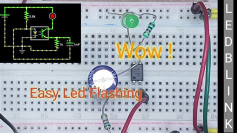 Image result for Optocoupler LED Flasher