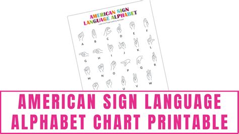 Résultat d’images pour Sign Language Alphabet Chart