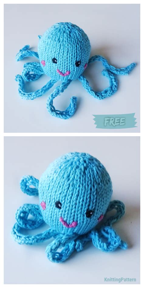 Image result for Knitting Pattern for an Octopus