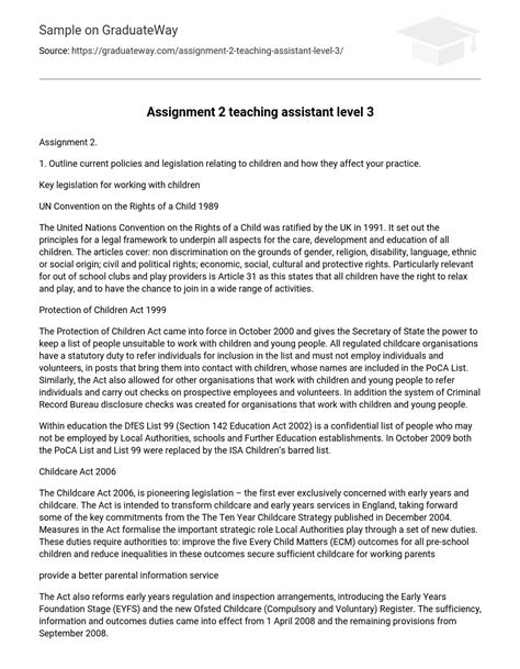 Image result for How to Write an Assignment Level-5 Teaching Assistant
