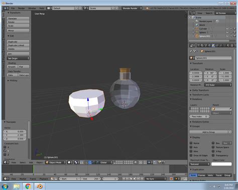 Blender Rendering Tutorial に対する画像結果