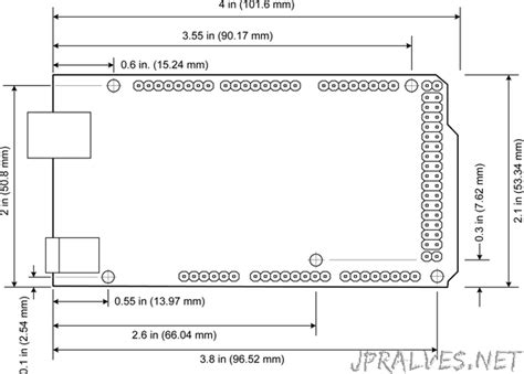 Image result for Arduino Uno Hole Dimensions