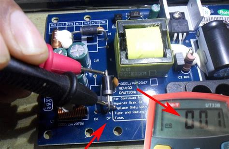 Toradh íomhá ar Checking a Shorted Diode