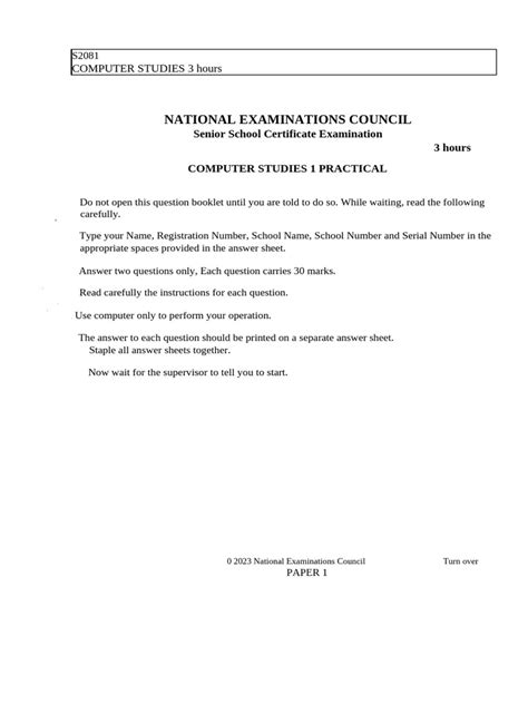 Image result for Computer Studies Questions and Answers PDF