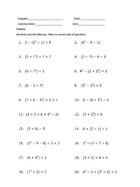Image result for Integers Activity Worksheet