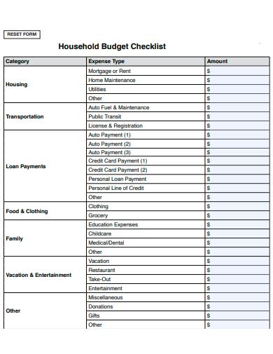 Image result for Budget Execution Checklist Form