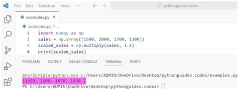Image result for Python Multiply List by Scalar