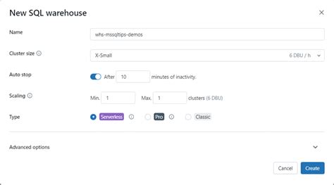 Toradh íomhá ar Azure Databricks SQL