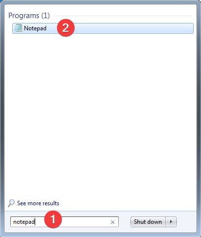 Opening the Notepad Program に対する画像結果