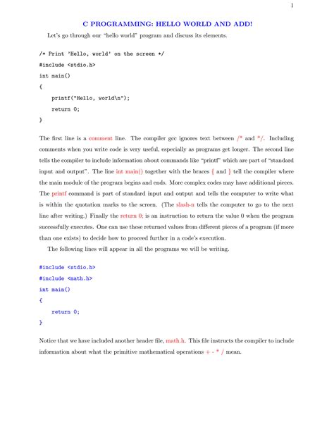 Image result for +C Programming Language HelloWorld
