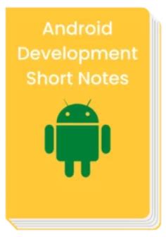 Image result for Android Application Development Notes