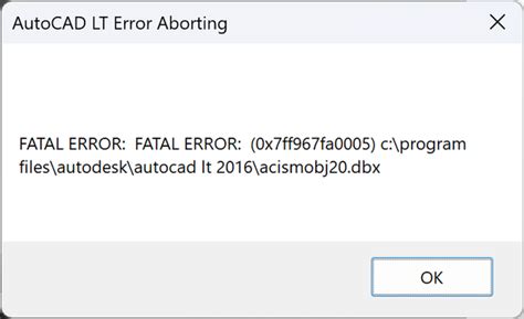 Image result for AutoCAD Error Message