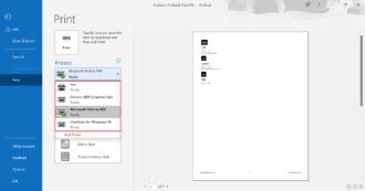 Image result for Print Contact List Outlook