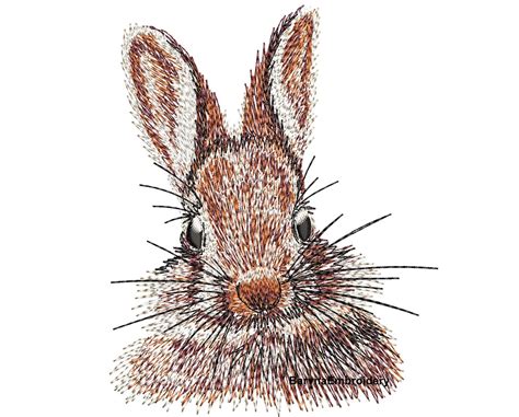 Image result for Machine Embroidery Rabbit Designs
