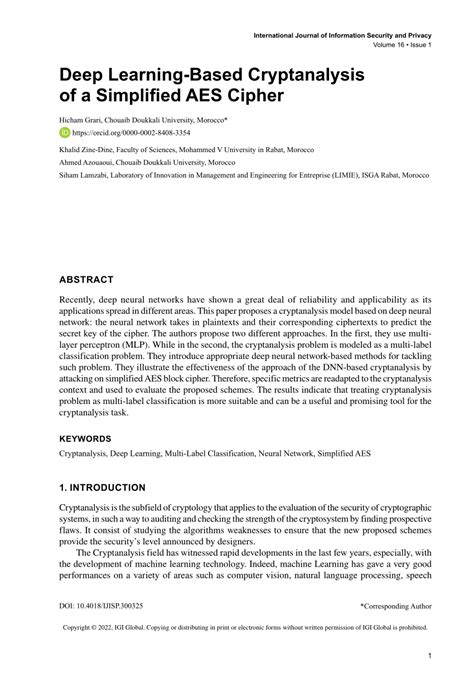 A Machine Learning Approach for Cryptanalysis に対する画像結果