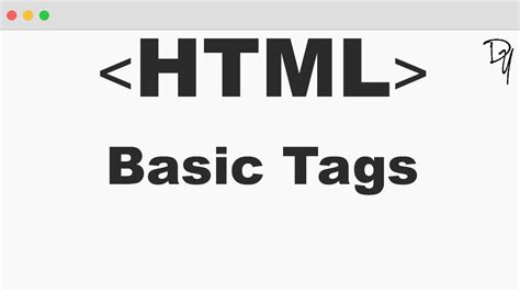 What Are Basic HTML Tags に対する画像結果