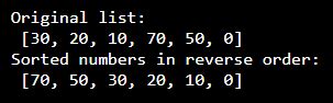 Image result for Sorted Function Python Reverse