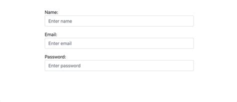 Bootstrap Complete Form Example に対する画像結果