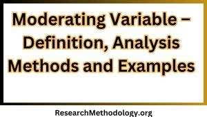 Image result for Moderating Variable