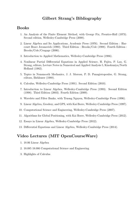 نتيجة الصورة لـ Gilbert Strang Textbook