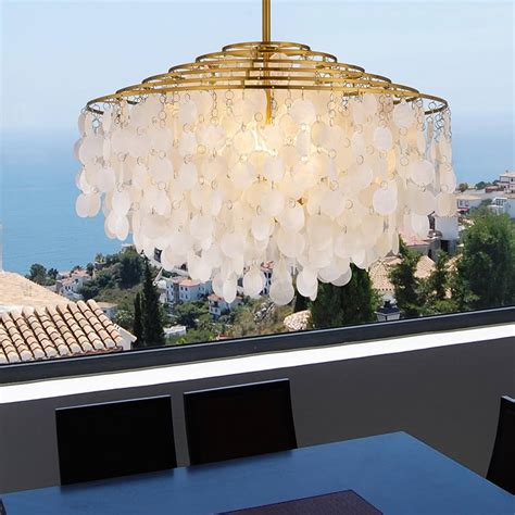 Capiz Shell Lighting Fixtures के लिए छवि परिणाम