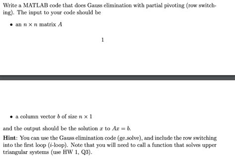 Image result for Gauss Elimination Method Matlab Code