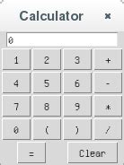Toradh íomhá ar Tkinter Calculator Example