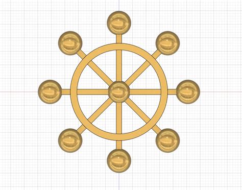 Image result for Dharma Wheel Jjk 3D Model