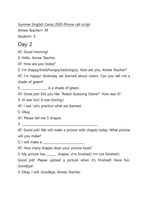 Image result for Transcript Between Two Preschoolers On the Telephone Example