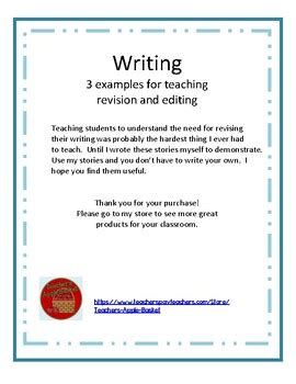 Editing Examples for Writing に対する画像結果