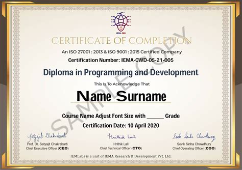 Software Developer Certificate に対する画像結果