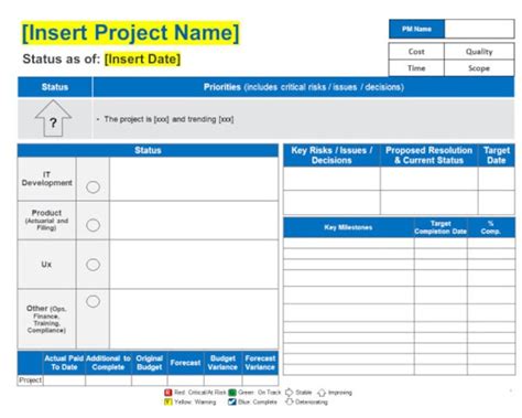 Image result for Project Management Printable Template