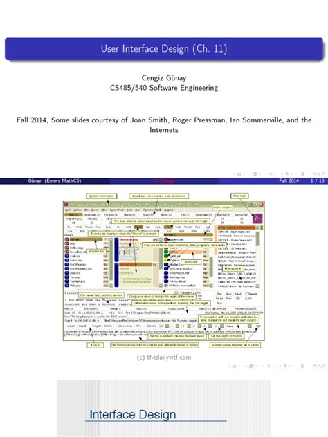 User Interface Software Design Document に対する画像結果